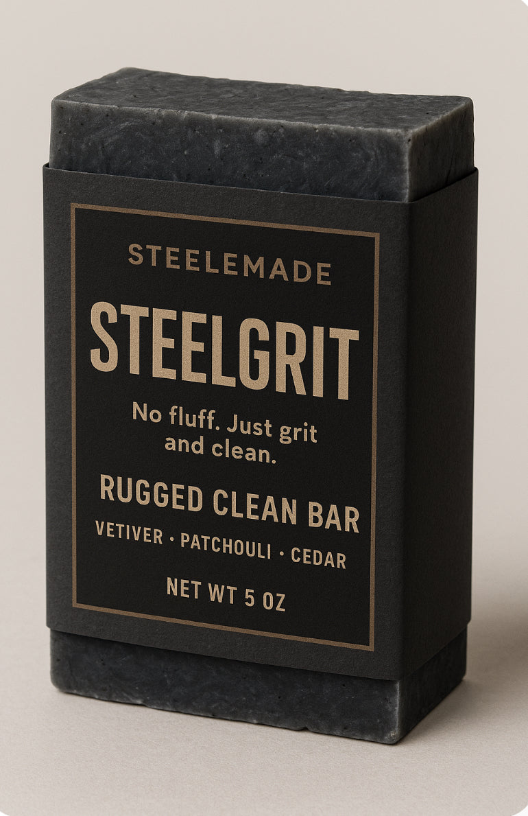 STEELEMADE Organic face and body soap